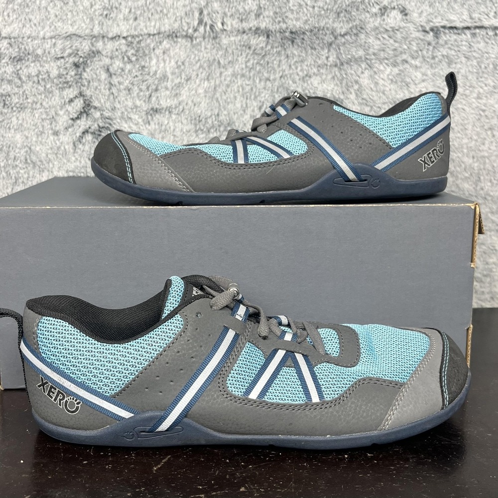 Xero Shoes Prio Womens Size 10.5 Blue Gray Minimalist Barefoot Running Training